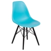 Krzesło P016W PP ocean blue/black