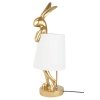 KARE lampa stołowa RABBIT 88 cm biała / złota