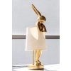 KARE lampa stołowa RABBIT 68 cm  złota / biała