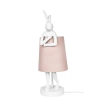 KARE lampa stołowa RABBIT 68 cm biała  / róźowa