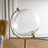 Dekoracja szklany globus Constellations   złoty