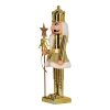 Figurka Dziadek do orzechów 38cm Gold     w koronie