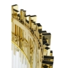 Lampa wisząca IMPERIAL GOLD 80 - stal, kryształ