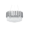 Lampa wisząca IMPERIAL SILVER 60 - stal, kryształ