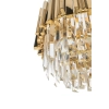 Lampa wisząca IMPERIAL LONG GOLD 90 - stal, kryształ