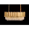 Lampa wisząca IMPERIAL LONG GOLD 90 - stal, kryształ