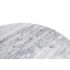 Stół TULIP MARBLE 100 CARRARA biały - blat okrągły marmurowy, metal