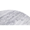 Stół TULIP MARBLE 90 CARRARA biały - blat okrągły marmurowy, metal