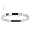 Lampa wisząca RING 80 srebrna - LED, stal polerowana