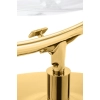 Fotel BUBBLE STAND 2 GOLD VELVET poduszka czarna