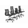 Fotel biurowy AERON PREMIUM czarny - siatka, aluminium