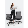 Fotel biurowy AERON PREMIUM czarny - siatka, aluminium