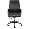 Fotel biurowy AERON PRESTIGE PLUS czarny - skóra naturalna, aluminium