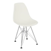 Krzesło JuniorP016 białe, chrom. nogi