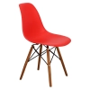 Krzesło P016W PP czerwone/dark