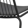 Krzesło Bill Arm Black z poduszką PU
