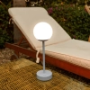 NEW GARDEN lampa stołowa NORAI SLIM 35 BATTERY brass