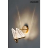 MOOSEE lampa ścienna BUTTERFLY S złota