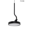 MOOSEE lampa ścienna FLAT czarna