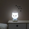 Lampka nocna Kot USB LED biała