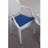 Poduszka na krzesło Royal niebieska