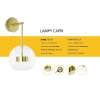 Lampa ścienna CAPRI WALL 1 złota