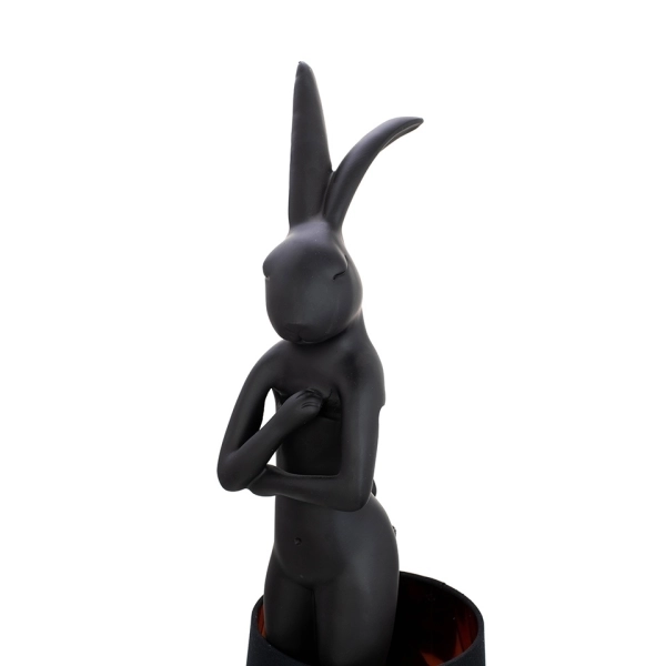 KARE lampa stołowa RABBIT 68 cm czarna