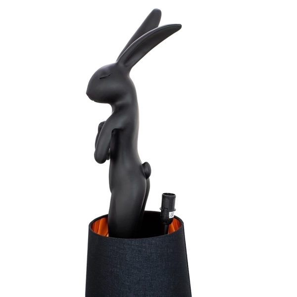 KARE lampa stołowa RABBIT 68 cm czarna