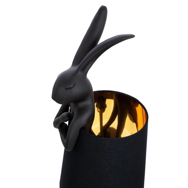 KARE lampa stołowa RABBIT 68 cm czarna