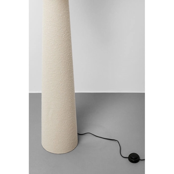 KARE lampa podłogowa MARLEEN BOUCLE 190   cm beżowa