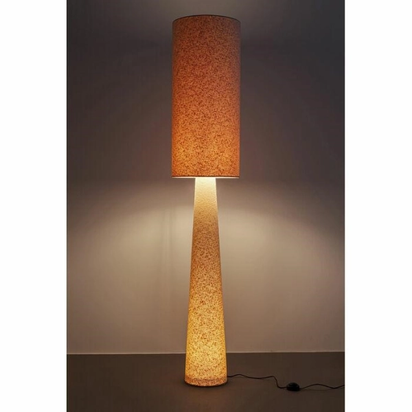 KARE lampa podłogowa MARLEEN BOUCLE 190   cm beżowa