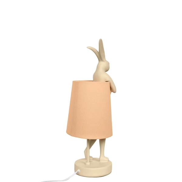 KARE lampa stołowa RABBIT PEACH 50 cm