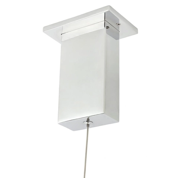 Lampa wisząca RING 100 srebrna - LED, stal polerowana