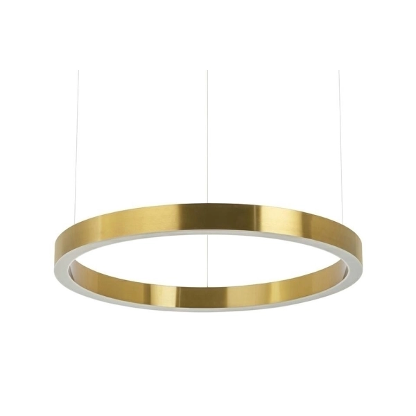 Lampa wisząca RING 60 złota - LED, stal