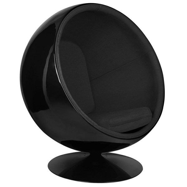 Fotel BALL BLACK czarny