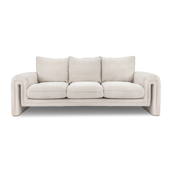 Sofa KELLY 230 tkanina szenil beżowa