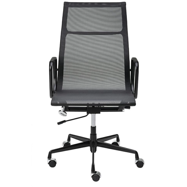 Fotel biurowy AERON PREMIUM czarny - siatka, aluminium