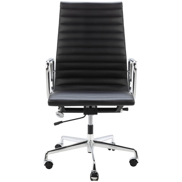 Fotel biurowy AERON PRESTIGE PLUS chrom  - skóra naturalna, aluminium