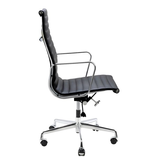 Fotel biurowy AERON PRESTIGE PLUS chrom  - skóra naturalna, aluminium