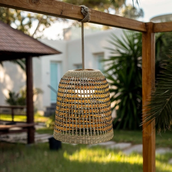 NEW GARDEN lampa wisząca POSITANO 35 HANG IN&OUT BATTERY