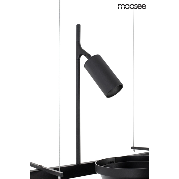 MOOSEE lampa wisząca PLANT czarna