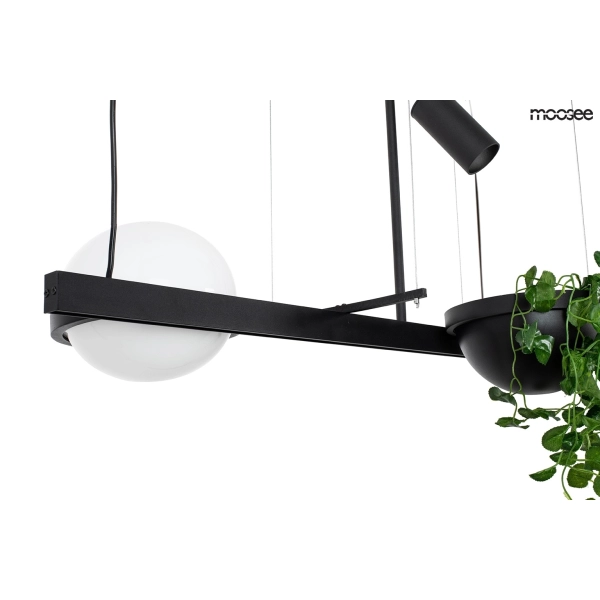 MOOSEE lampa wisząca PLANT czarna