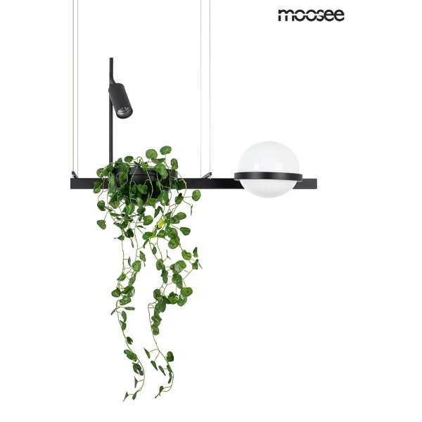 MOOSEE lampa wisząca PLANT czarna