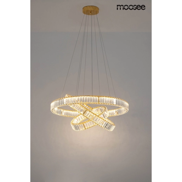 MOOSEE lampa wisząca LIBERTY TRIPLES złota