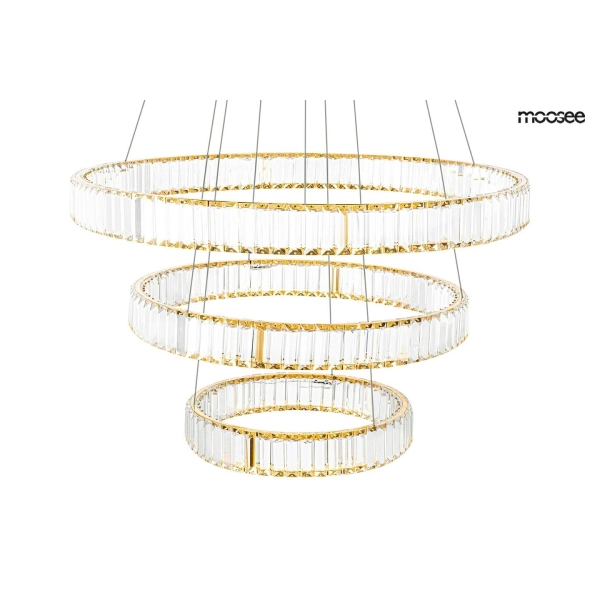 MOOSEE lampa wisząca LIBERTY TRIPLES złota