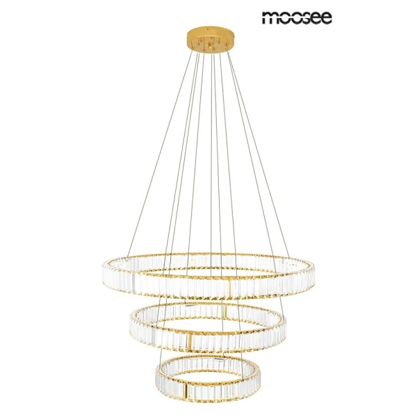 MOOSEE lampa wisząca LIBERTY TRIPLES złota