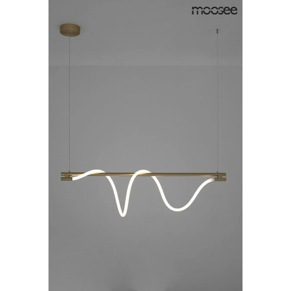 MOOSEE lampa wisząca SERPIENTE 120 złota