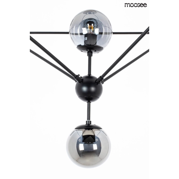 MOOSEE lampa wisząca ASTRIFERO 15 czarna