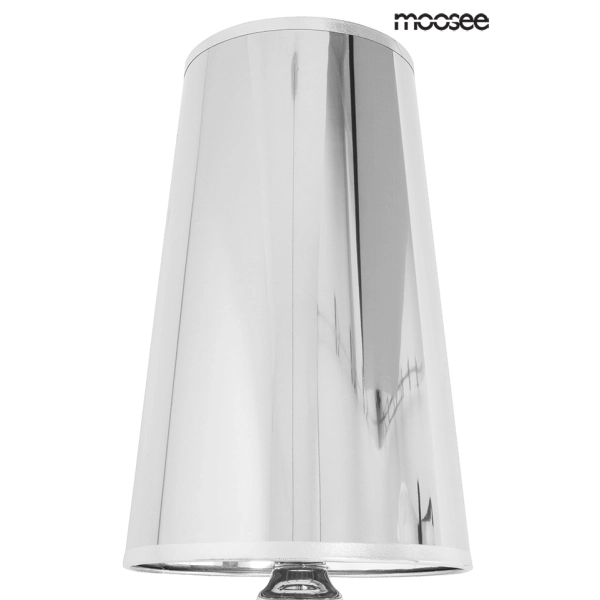 MOOSEE lampa ścienna QUEEN 15 srebrna