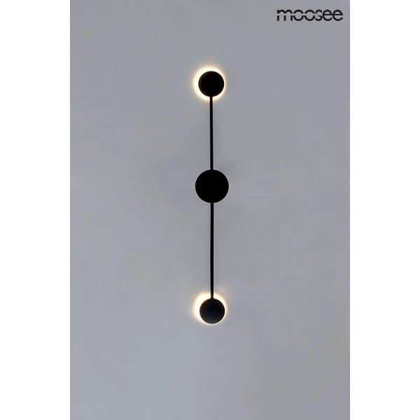 MOOSEE lampa ścienna SHADOW 2 CLOSE czarna